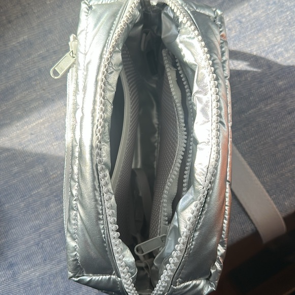 Dagne Dover Micah Crossbody in metallic silver - Picture 6 of 11